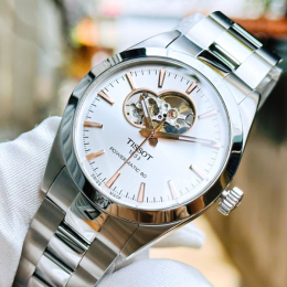  Đồng Hồ Tissot Gentleman Powermatic 80 Open Heart 40mm